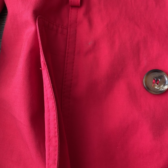 Tommy Hilfiger red trench coat - Picture 5 of 9